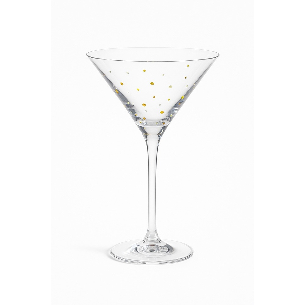 Swarovski Rainbow Edition Crystal Martini Glass Corporate Gift‎ Retired No Box